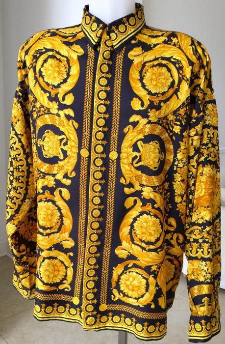 gianni versace 1994 shirt|Gianni Versace Barocco Silk Shirt .